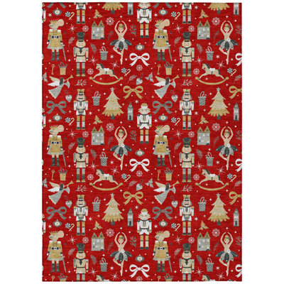 Xhevrie Machine Woven Area Rug