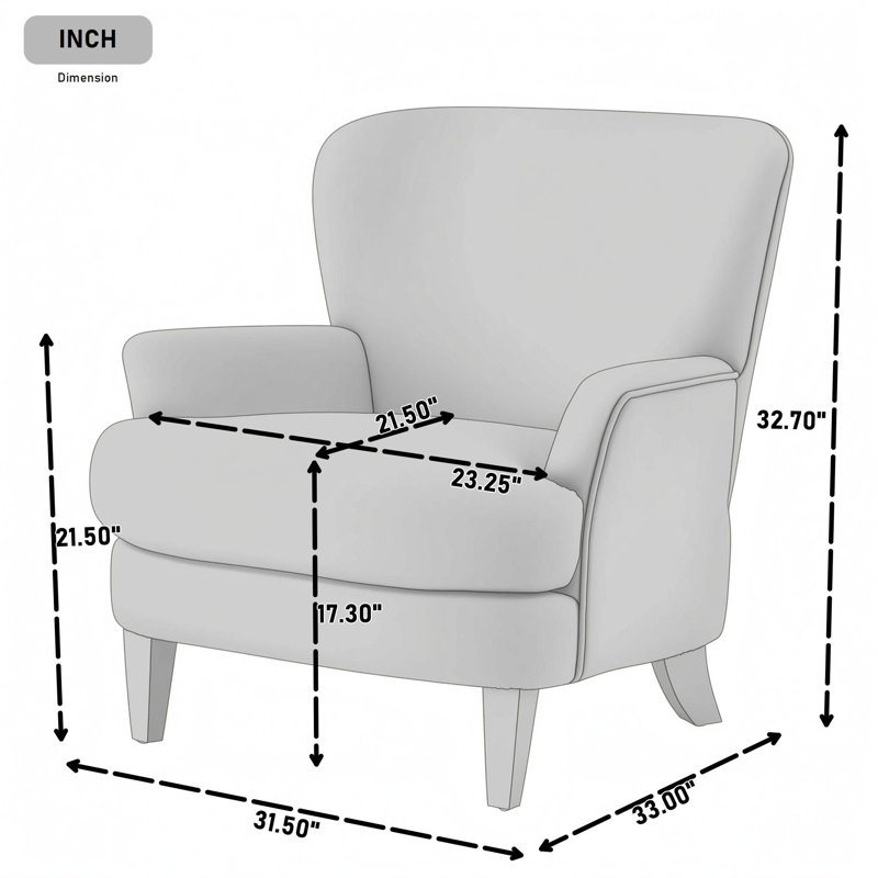 Fauteuil club rembourré