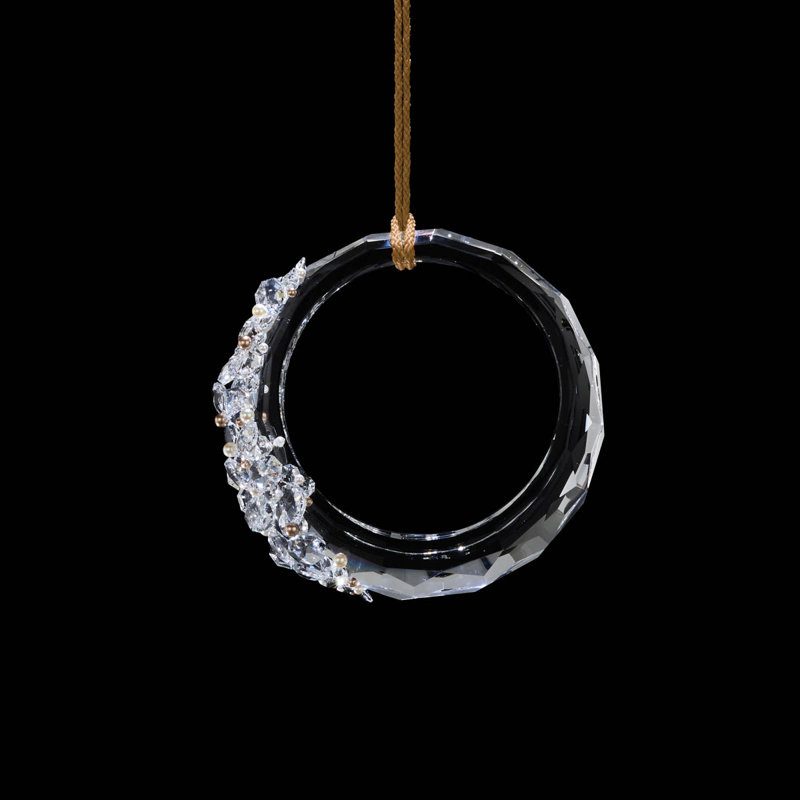 Serenity 1 - Light LED Pendant, Polished Chrome/Gold Rope