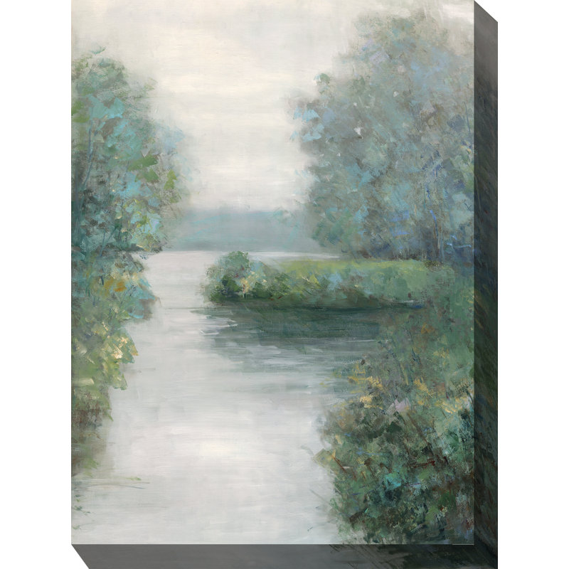 Art sur toile après la pluie