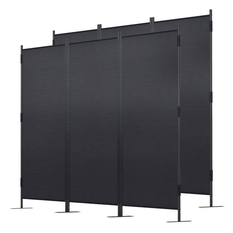 2 paravents de 3 panneaux l 88 po x H 73 po, écran d'intimité pliable pour chambre à coucher et salon