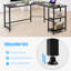 L-Shaped Steel Computer Desk-1113643026