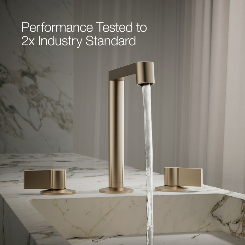 Components Bathroom Sink Handles With Lever Design, Vibrant Brushed Bronze