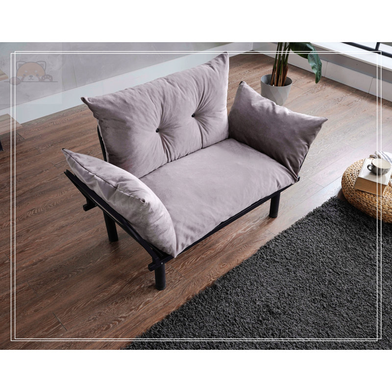 Libbyann 49 Wide, Loveseat, Gray Velvet