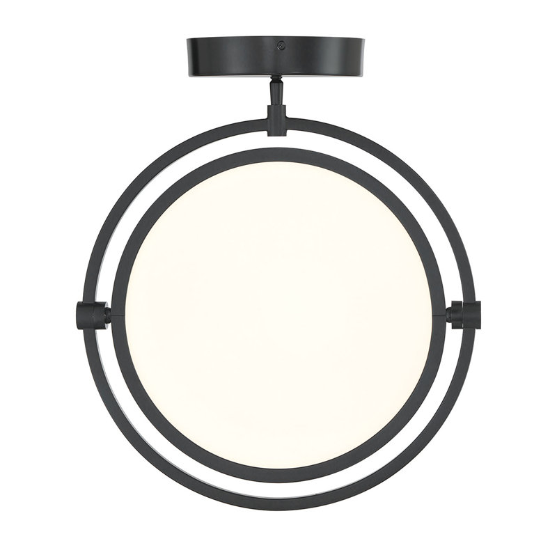 Deyaa Glass LED Semi Flush Mount