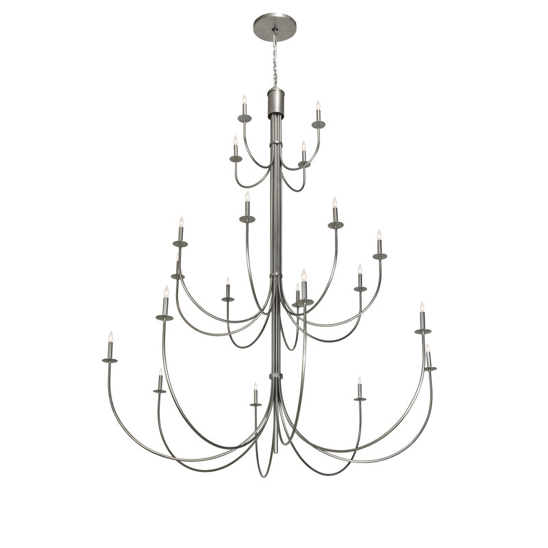 Lustre empire 20 lumières de style bougie Mandel