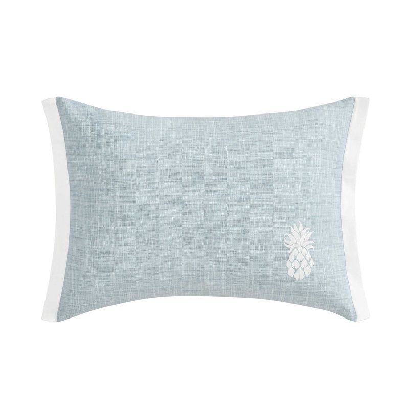 Coussin Tommy Bahama, Bleu océan Ocean Bay, Rectangle H 12 po x l 16 po