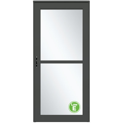 Écran rétractable Platinum avec porte de tempête Low-E (poignée vendue séparément)