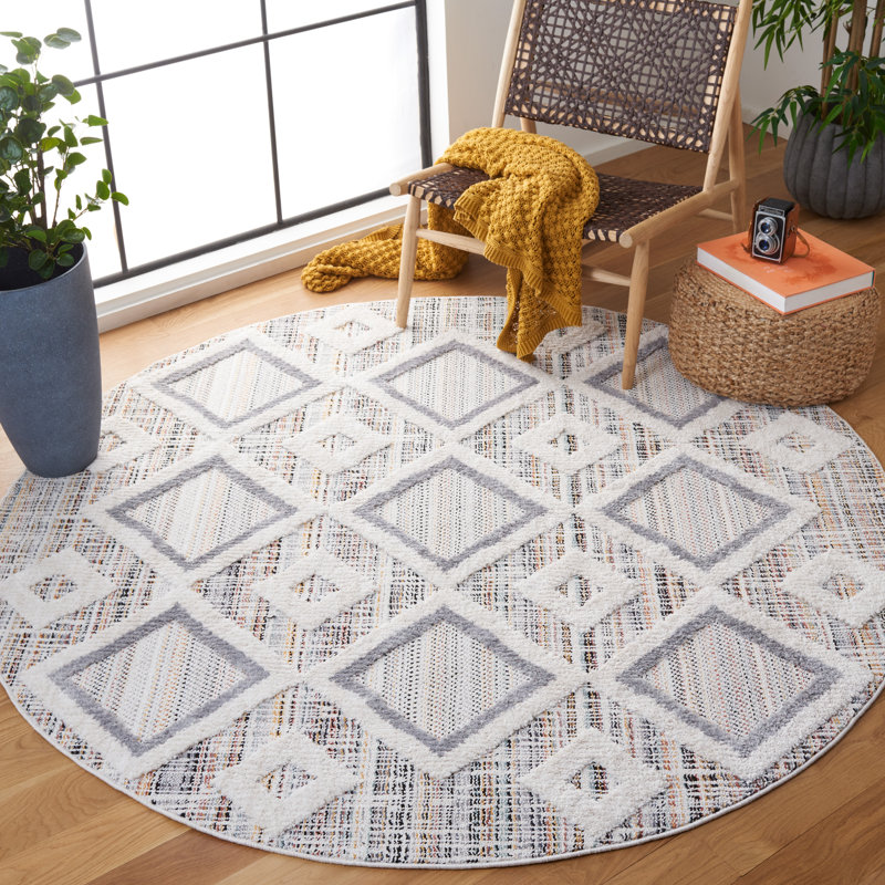 Welling Performance Southwestern Rug, Round 6'7"
