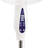 Vie Air 16 Inch 3 Speed Oscillating Stand Fan with Remote Control in White-109251218