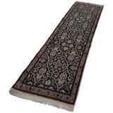 Oriental Area Rug in Navy