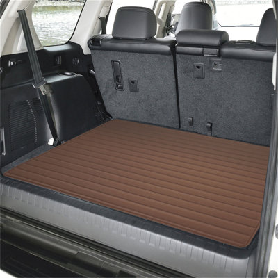 Almena Deluxe Heavy-Duty Non-Slip Faux Leather Flat Stripe Multi-Purpose Cargo Liner