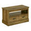 Table basse, L 42 po, cocktail, rectangulaire, tiroirs de rangement, salon, accent, stratifié chêne brun foncé, transitionnel