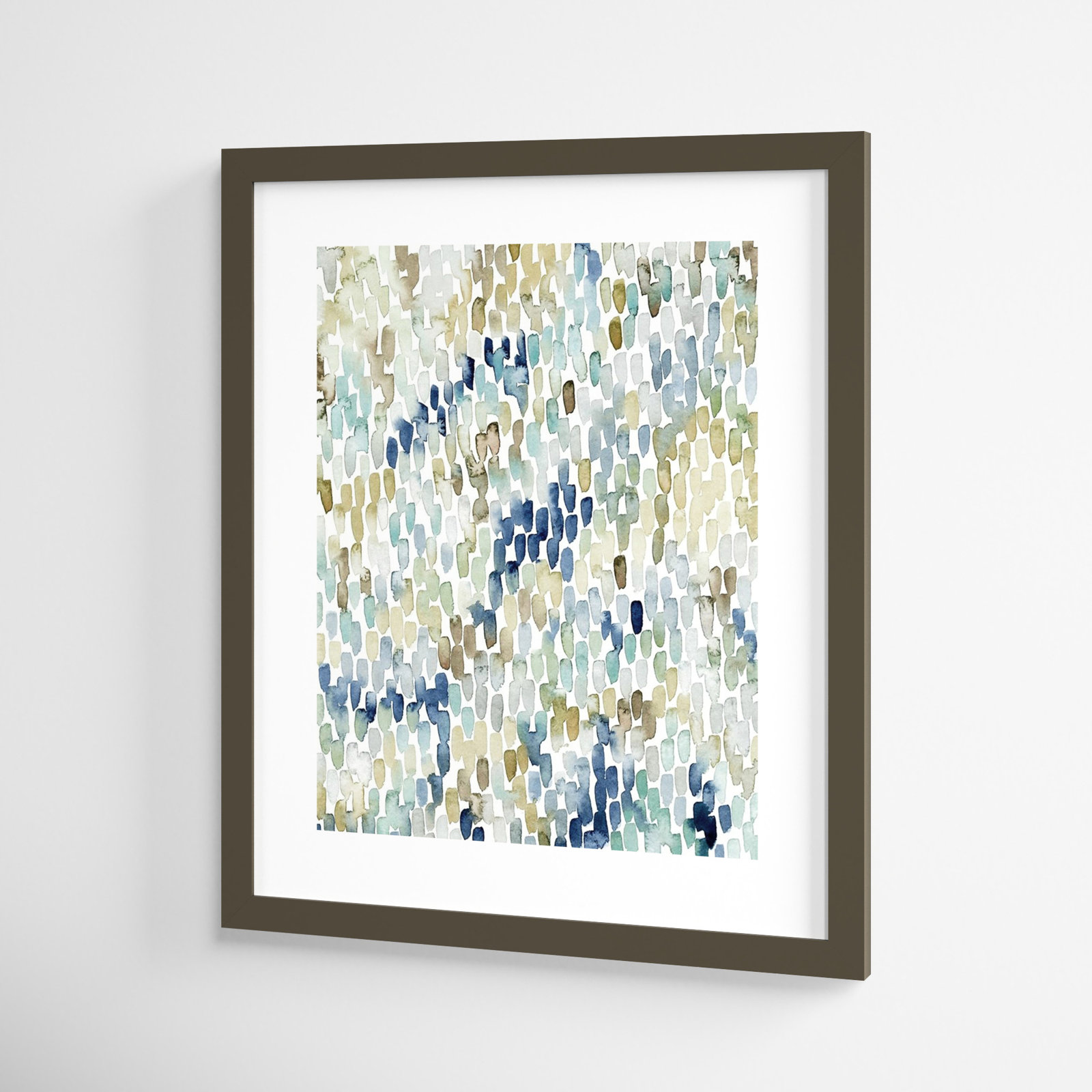 River Wavelets I Print by Grace Popp, 25" H x 21" W, Gray Framed Paper