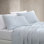 Taie décorative de couleur unie 100% coton