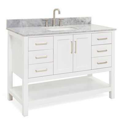 Magnolia Bath Vanity Rectangular Basin S061SCW2R