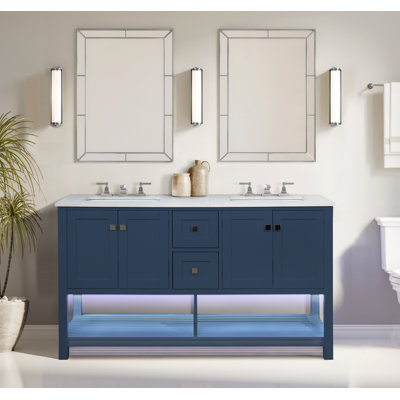 Akaysha 64" 2-Drawer Vanity