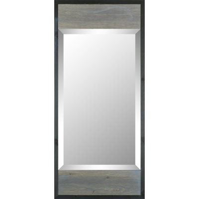 Banton Wood Flat Wall Mirror