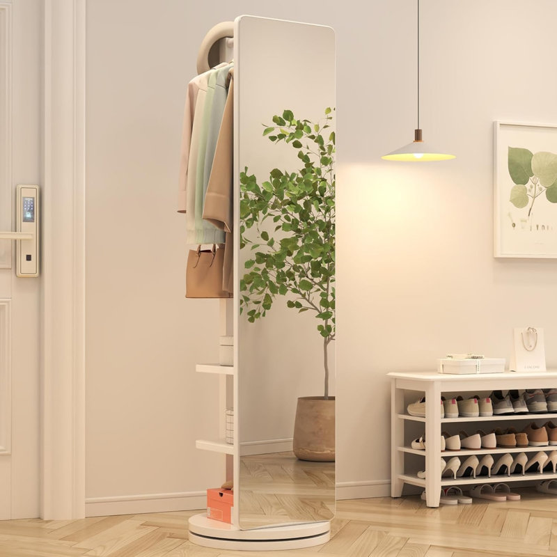 Hanger and mirror integrated design full body mirror