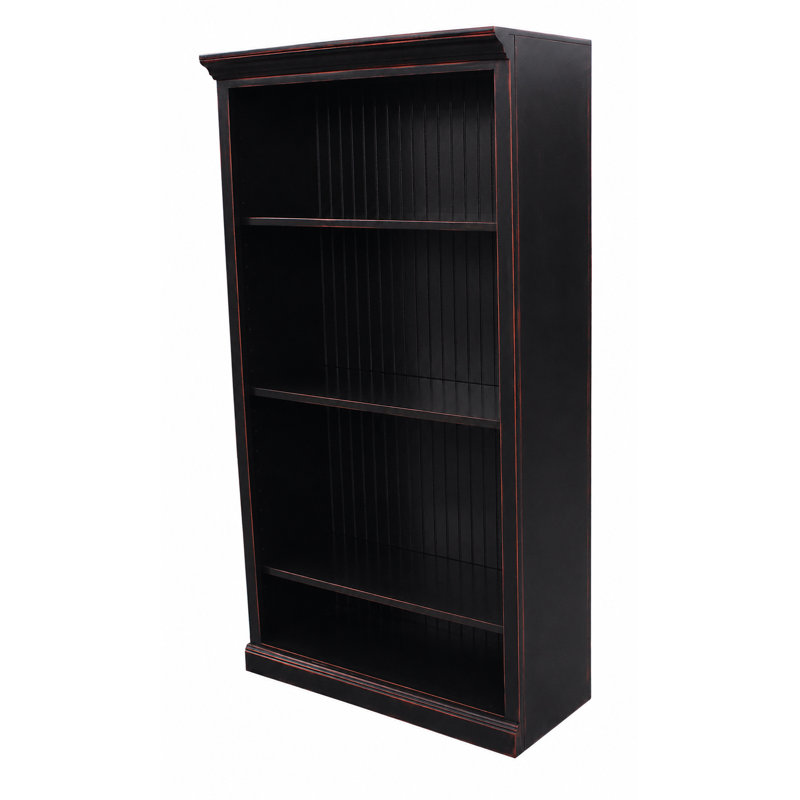 Sherita Bookcase, European Burnt Black, (3 Shelves) 60” H x 32” W x 14.25” D