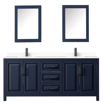 Daria 80'' W Double Vanity