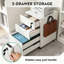 39cm Wide 3 -Drawer File Cabinet