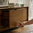 Retro simple solid wood TV cabinet