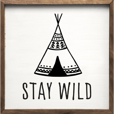 Stay Wild - noir / blanc