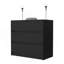 Commode 3 tiroirs noire