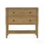 Commode d'appoint 2 tiroirs Naturel Voir ci-dessous