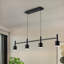 Luminaire suspendu linéaire à DEL 4 lumières 4 lumières