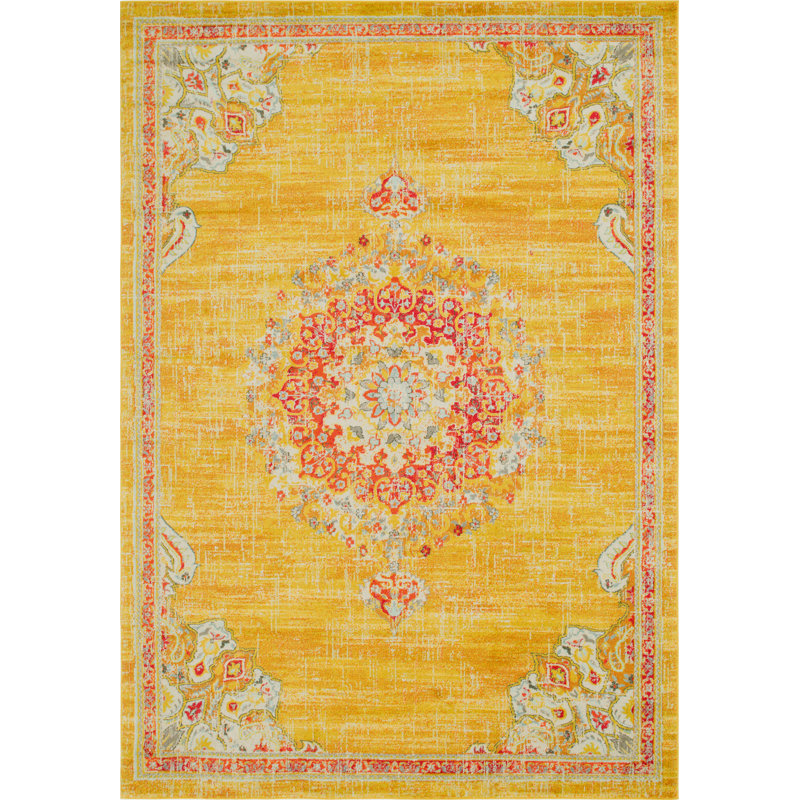 Oriental Area Rug, Rectangle 66 x 91cm
