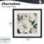 «Serene White Magnolia Study», reproduction d'art sous verre encadrée par Nan-252505525-252505526