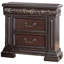 Table de chevet 2 tiroirs Traditional