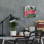  «Poolside Geraniums 1» par Coco Good, art mural en verre acrylique-155477986