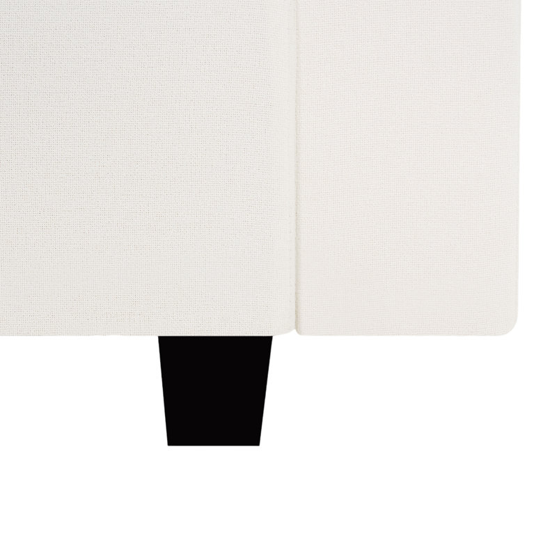 Ensemble de salon Luddie, 100 % lin blanc
