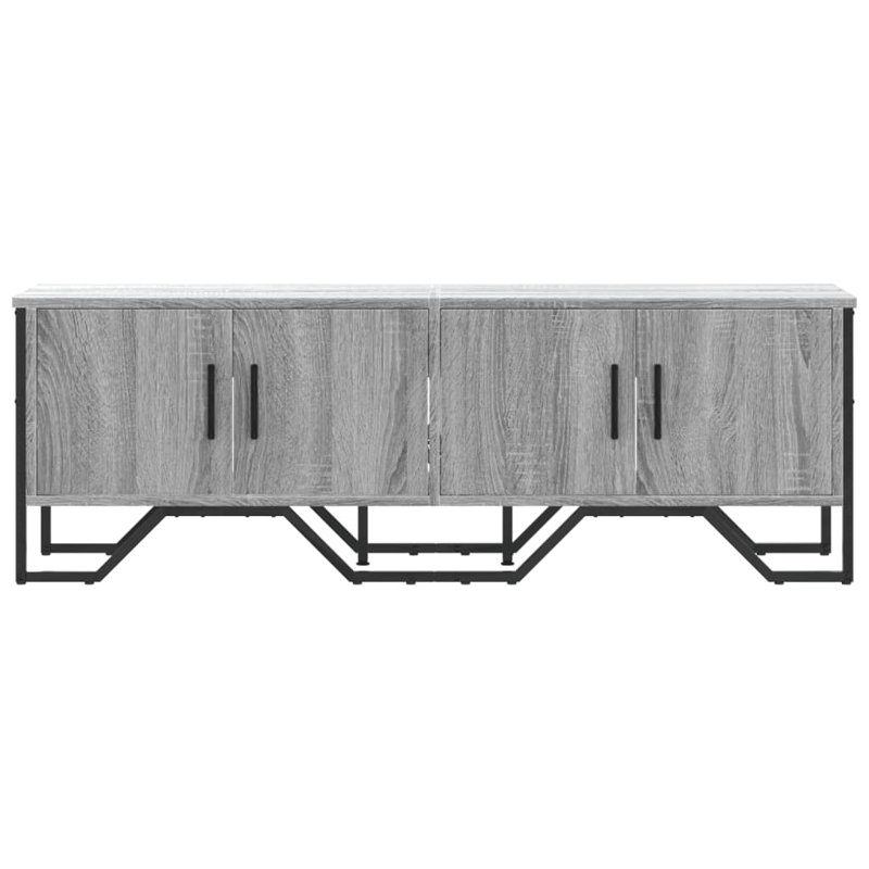 Alexica Unfinished TV Stand, 122cm, Grey Sonoma