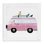 «Summer Birds & Van», art mural par Rachel Nieman