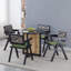 Chaises de salle à manger rembourrées Teysha