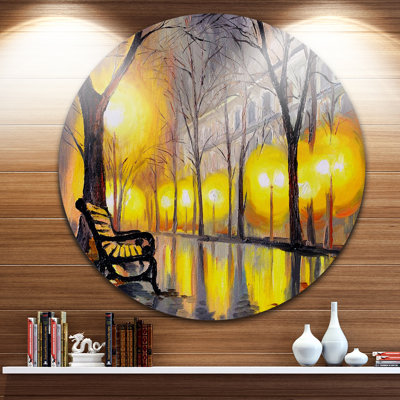 " Empty Autumn Street "