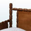 Lit de jour Hiten Artisan en bois bobiné, taille simple