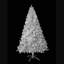Arbre de Noël argenté 7,4 pi avec 1200 pointes, 400 lumières DEL, 11 modes et un support en métal pour l'intérieur et l'extérieur