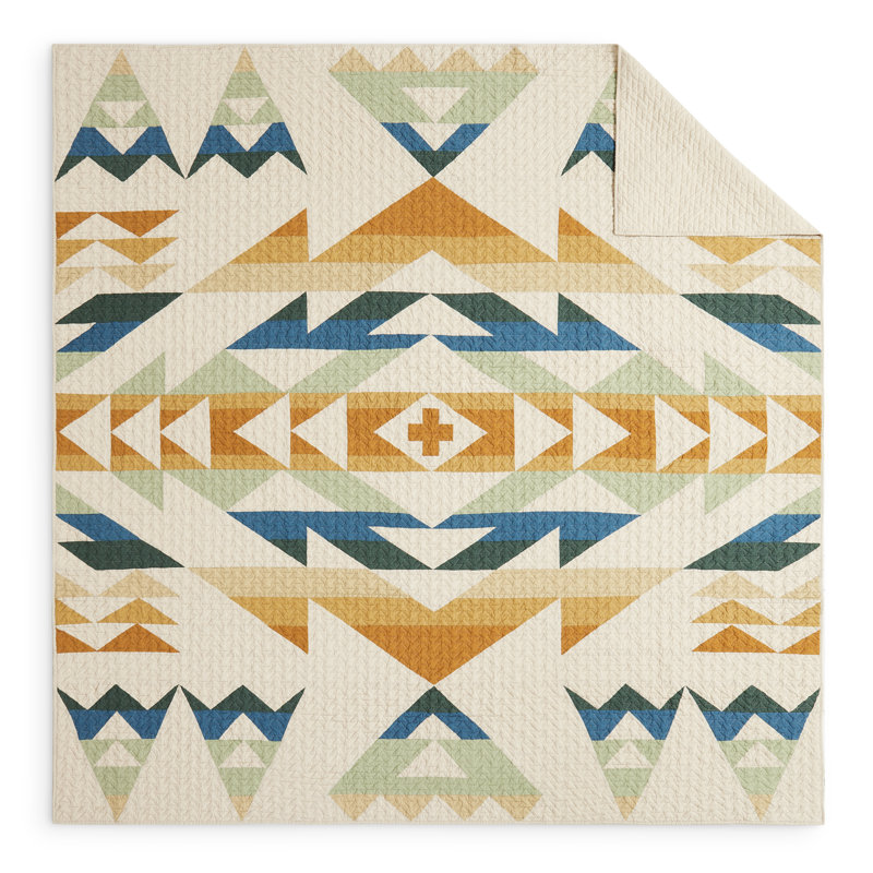 Pendleton Solstice Canyon Quilt Set Full/Queen, Queen Quilt + 2 Shams