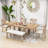 Brisamar 6 - Person Extendable Dining Set-1481434012