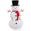 Décoration de Noël d'extérieur bonhomme de neige lumineuse de 4 pi