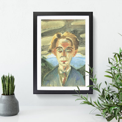 Self-Portrait Vol.3 by Walter Gramatte - Picture Frame Painting