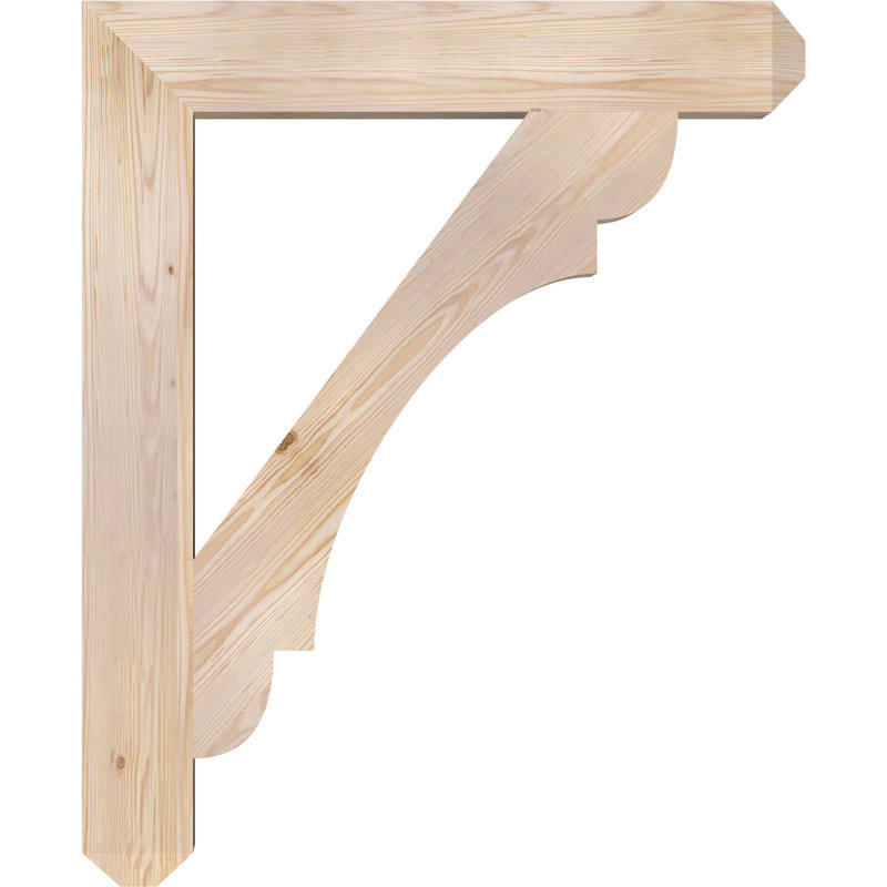 Support lisse pour artisan olympique, Sapin de Douglas, H 44 po x l 5,5 po x P 36 po