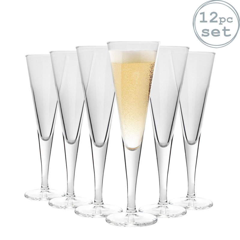 Ypsilon Champagne Flutes, 12, 160ml