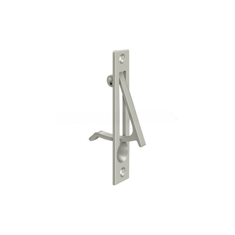 Poignée Deltana EP475U15, 4 po x 3/4 po, nickel brossé, Nickel brossé