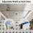 32-33.4" W x 72" H Frameless Shower Door, Pivot Shower Glass Doors with 1/4" (6mm) Clear SGCC Tempered Glass, Chrome Swing Shower door out of Plumb Adjustability-97960749